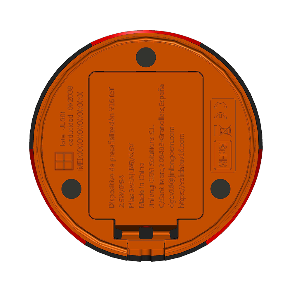 Luz de emergencia y de accidentes homologada por la DGT Jinlong OEM Solutions